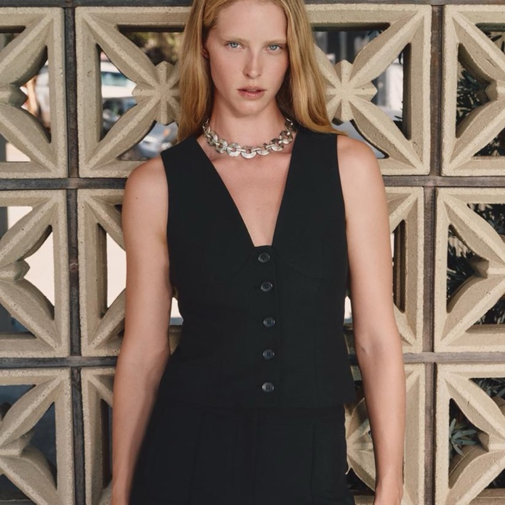 Zara Cropped Vest
